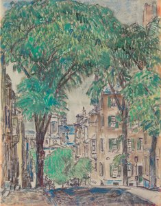 Calle Mount Vernon, Boston de Childe Frederick Hassam