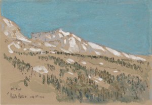 Monte Hood de Childe Frederick Hassam