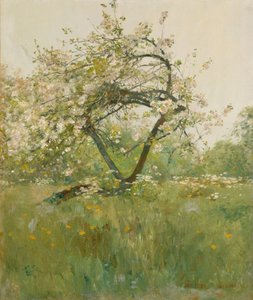 Flores de melocotón, Villiers-le-Bel de Childe Frederick Hassam