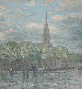San Marcos en el Bowery de Childe Frederick Hassam