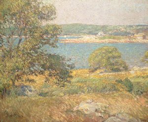 Ten Pound Island, c.1896-99 (óleo sobre lienzo) de Childe Frederick Hassam