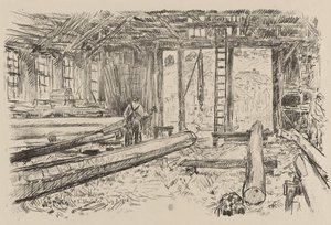 The Spar Shop, Gloucester, 8 de julio de Childe Frederick Hassam
