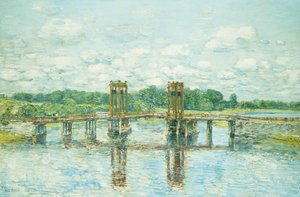 El puente de peaje, New Hampshire, cerca de Exeter