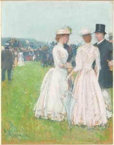 En el Gran Premio de París de Childe Hassam