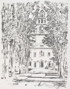 Iglesia colonial, Gloucester de Childe Hassam