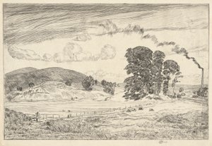 Colinas de Danbury, 1920 de Childe Hassam
