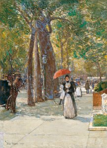 Quinta Avenida en Washington Square, Nueva York, 1891
