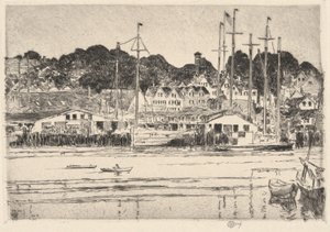 Gloucester, puerto interior, 1919