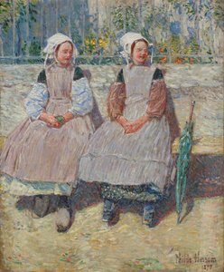 A la luz del sol de Childe Hassam