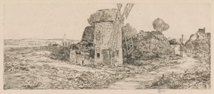 Molino de viento de Long Island, 1929 de Childe Hassam