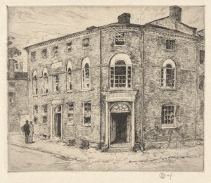 Antigua Aduana, Portsmouth, 1915 de Childe Hassam