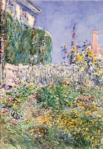 Jardín de Thaxter de Childe Hassam
