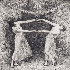 La danza del laurel de Childe Hassam