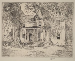 Cuartel general de Washington cerca de Valley Forge de Childe Hassam