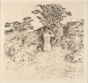 Cerezo silvestre de Childe Hassam