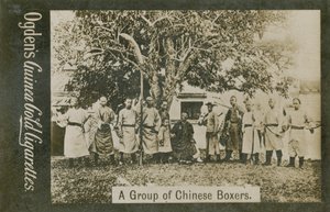Un grupo de boxeadores chinos de Chinese Photographer