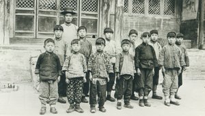 Maestro y alumnos de Chinese Photographer