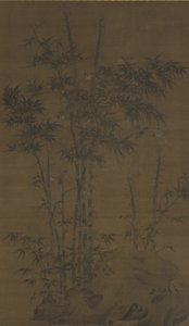 Bambú y gorriones, dinastía Yuan o Ming, finales del siglo XIV