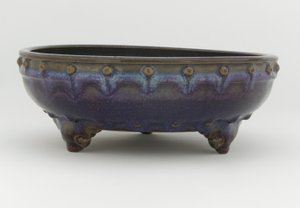Cuenco de bulbo con número inciso 1, siglo XIV o XVIII