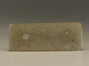 Implemento ceremonial (kuei) dinastía Shang o Zhou Occidental