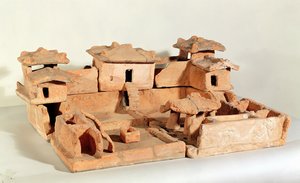 Modelo funerario de una granja, de Thanh Hoa, Vietnam