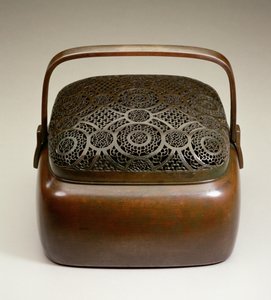 Calentador de manos, hecho por Tsui-li Wang Feng-chiang en Chia-hsing, Chekiang, dinastía Ming