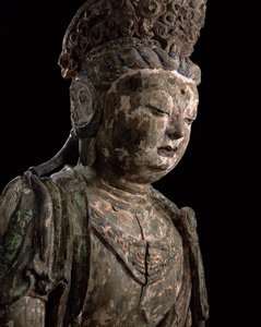Gran bodhisattva sentado en meditación, dinastía Jin (1115-1234) (detalle)