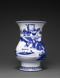 Gran jarrón, principios del siglo XVIII de Chinese School