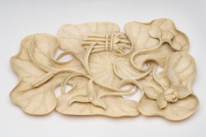 Reposapinceles en forma de flor de loto de Chinese School