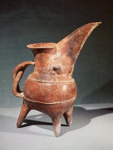Jarra Kuei de tres patas, de Weifang, Shandong, Cultura Longshan, 3er-2do milenio a.C. (arcilla)