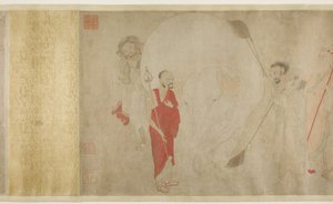 Lavando el elefante blanco, dinastía Ming de Chinese School
