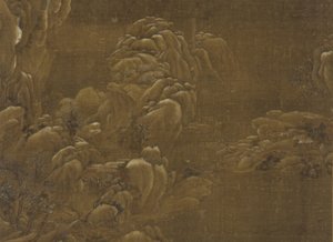 Paisaje de invierno, dinastía Ming o Qing, siglo XV-XVIII