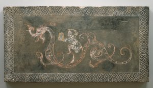 Ladrillo de tumba, 206 a.C.-09 d.C. de Chinese School Chinese School