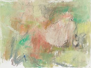 Composición abstracta, boceto/estudio al óleo, 2020,(técnica mixta óleo y pastel al óleo sobre lienzo de lino)