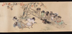 Ainu cazando osos de Chishima