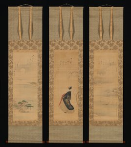 Nieve, luna y flores de cerezo (Yoshiwara en tres estaciones) de Chobunsai Eishi