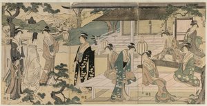 El Capítulo Matsukaze del Cuento de Genji (de la serie El Cuento de Genji en Vestimenta Moderna Elegante)