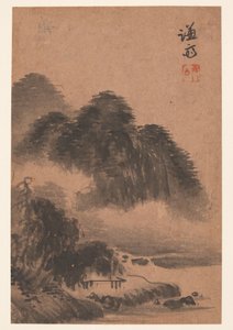 Paisaje (hoja de álbum) de Chong Son
