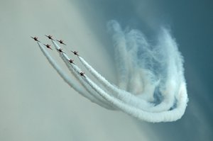 Espectáculo de acrobacias aéreas de Sky
