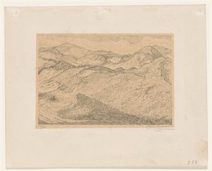 Paisaje de dunas de Chris Lebeau (signed by artist)