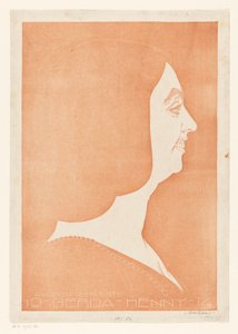 Retrato de Gerda Henny de Chris Lebeau (signed by artist)