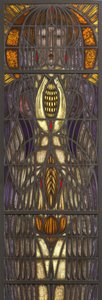 Ventana, vitral, diseño Lebeau