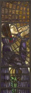 Ventana, vitral, diseño Lebeau