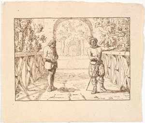 Ilustración para St. St. Blicher, Las tres vísperas de Christen Dalsgaard