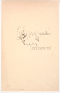 Omslag til eventyret "Bjergmanden og Tordenvejret"
