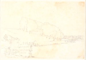 Paisaje montañoso con lago