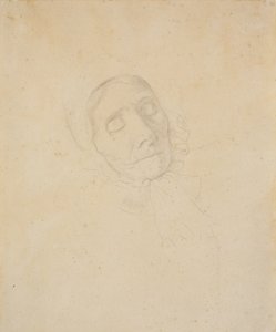 Vieja mujer. Cabeza de estudio de Christen Købke