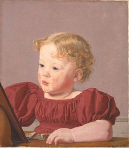 Ida Thiele, la futura Sra. Wilde, de niña de Christen Købke