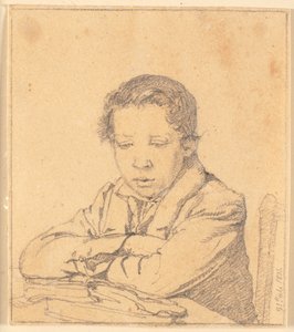 Niño leyendo (Fritz Feilberg) de Christen Købke