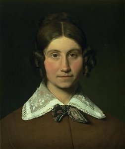 Retrato de Emilie Krohn, de soltera Købke, cuñada del artista de Christen Købke